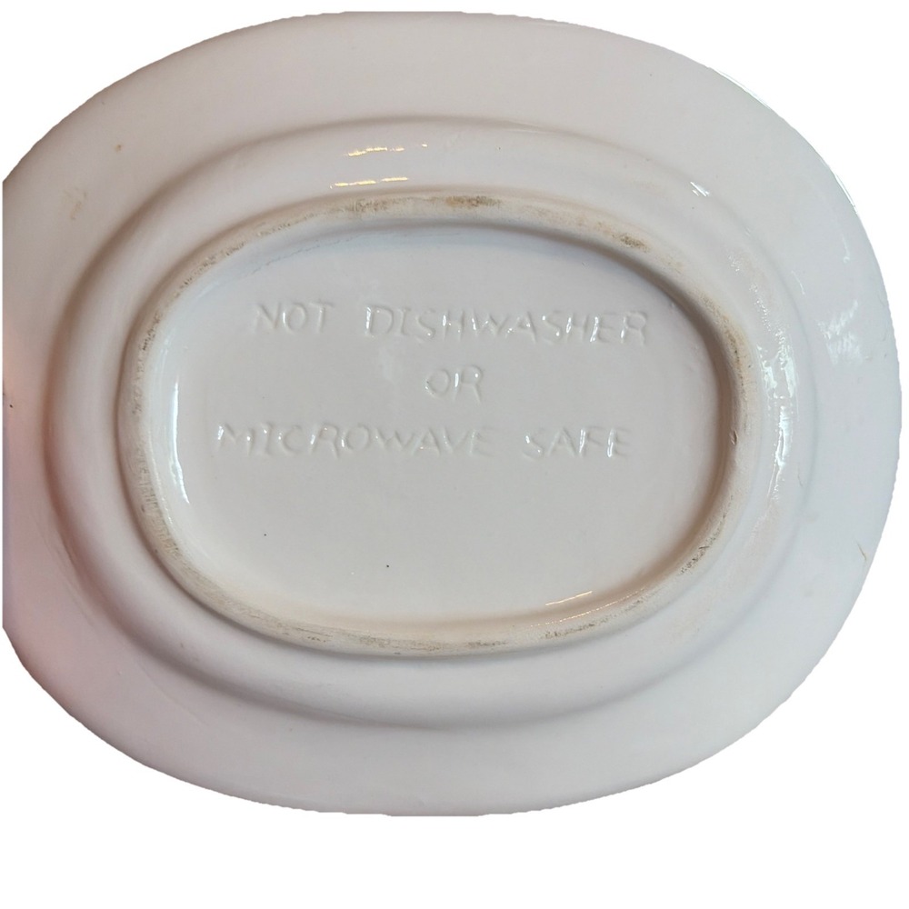 Vintage HIMARK 1Qt. Turkey Gravy Boat‎ Server w/ Drip Plate Chesapeake Porcelain - Picture 7 of 8